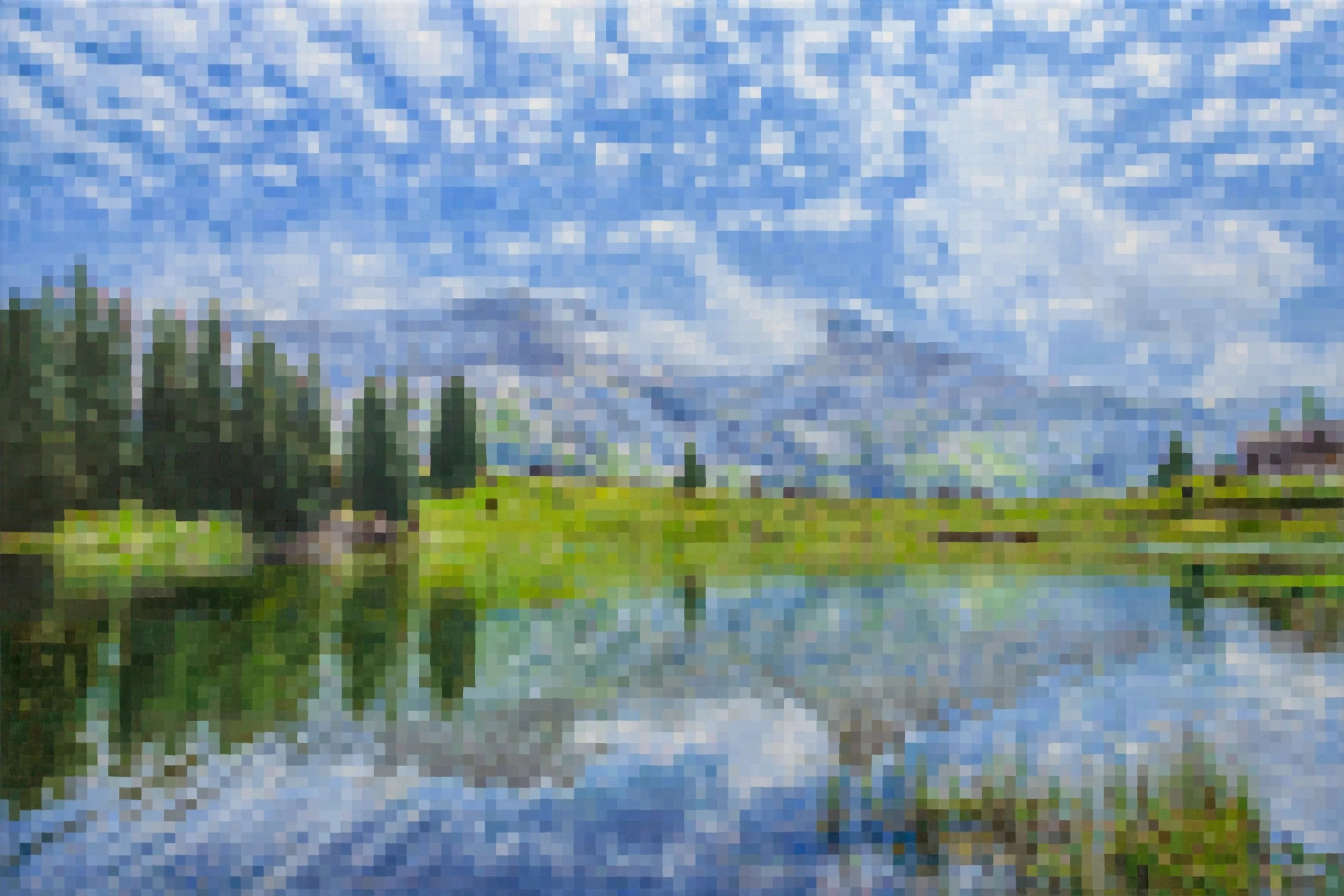 Lac Retaud 81x122cm oil on linen