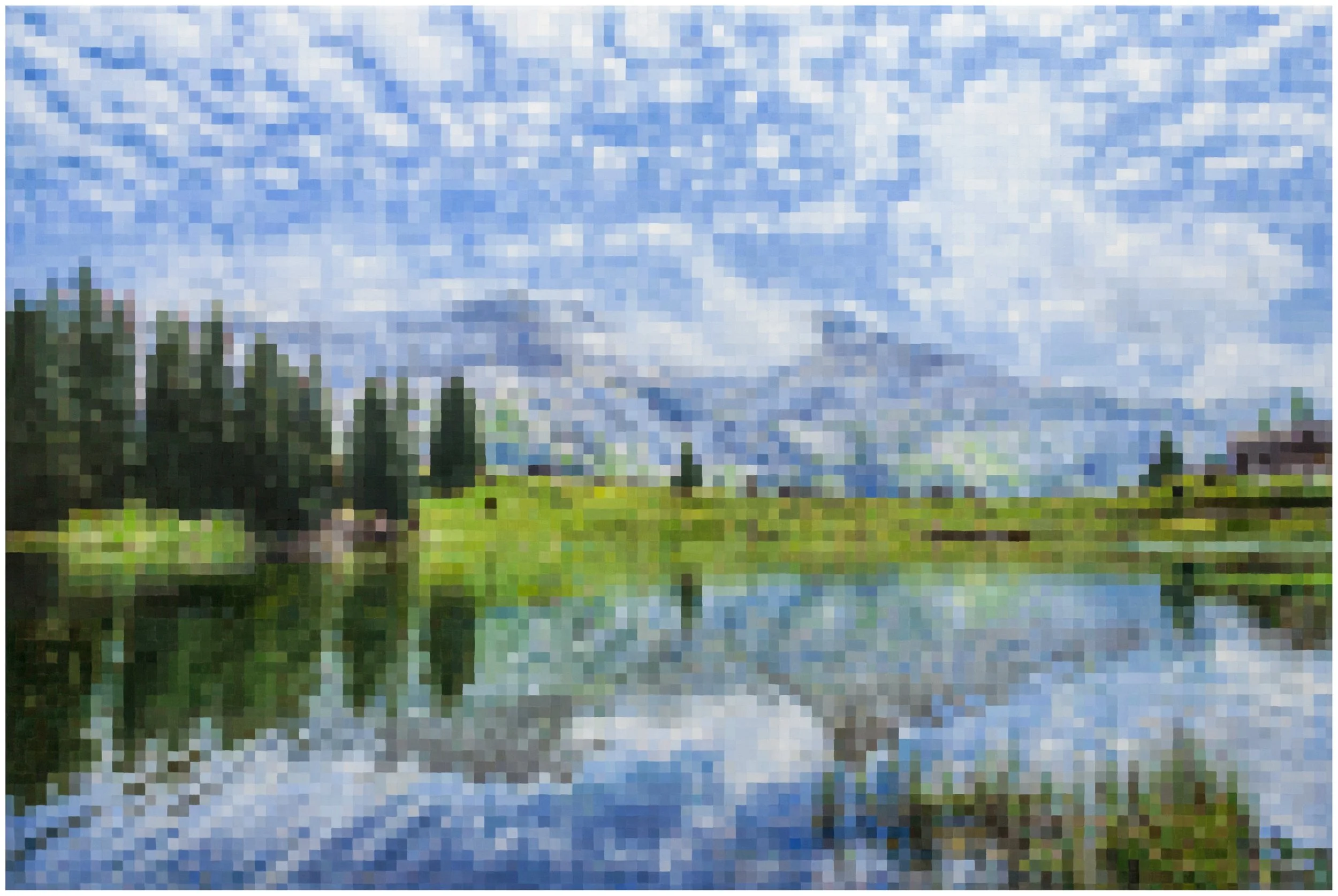 Lac Retaud 81x122cm oil on linen