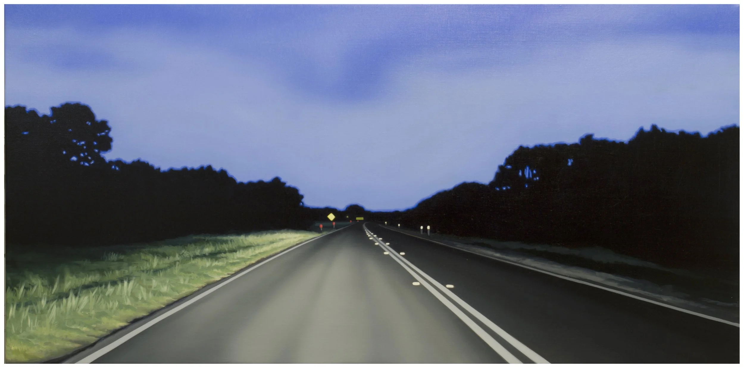 Parallel Lines. Oil on linen 61x120cm