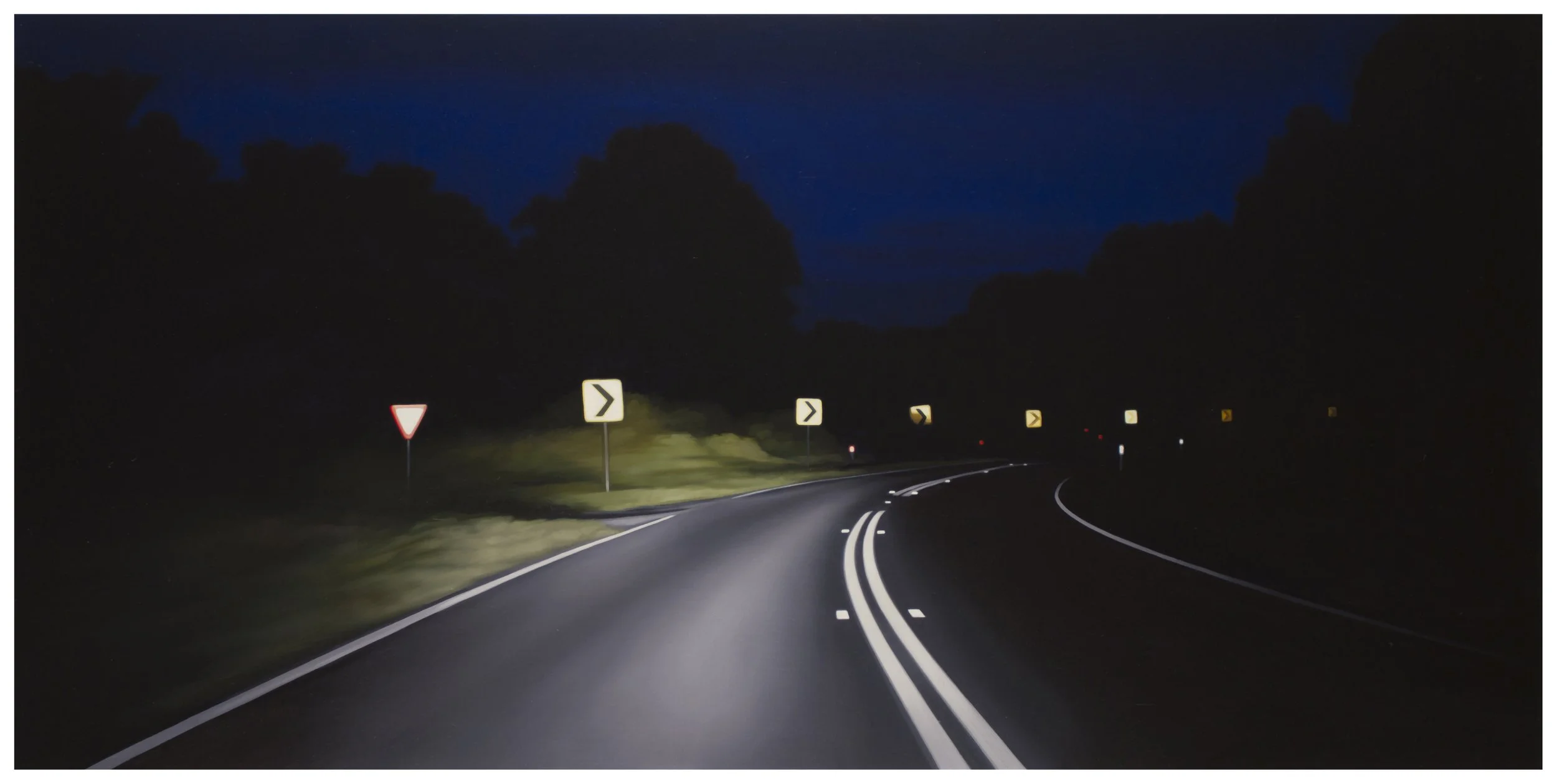 Right Here Right Now. Oil on linen 61x120cm