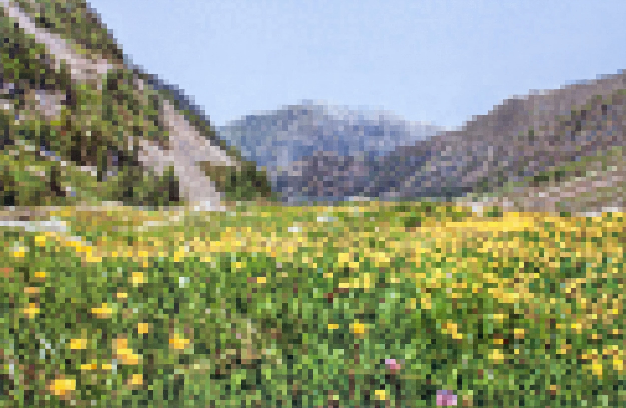 Valley Flowers. Oil on linen. 80x120cm