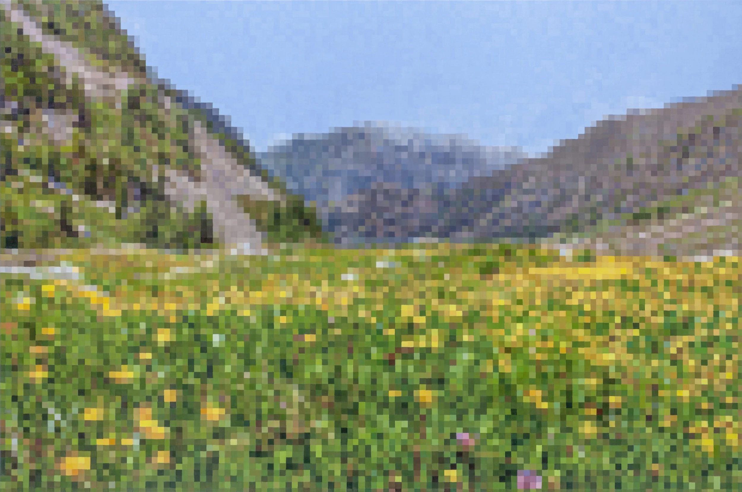 Valley Flowers. Oil on linen. 80x120cm