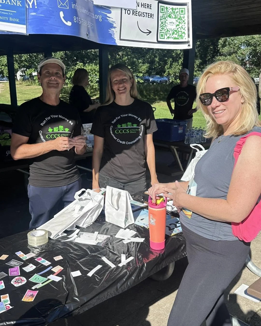 Kelly S from 22nd Circuit Court ran to support CCCS!