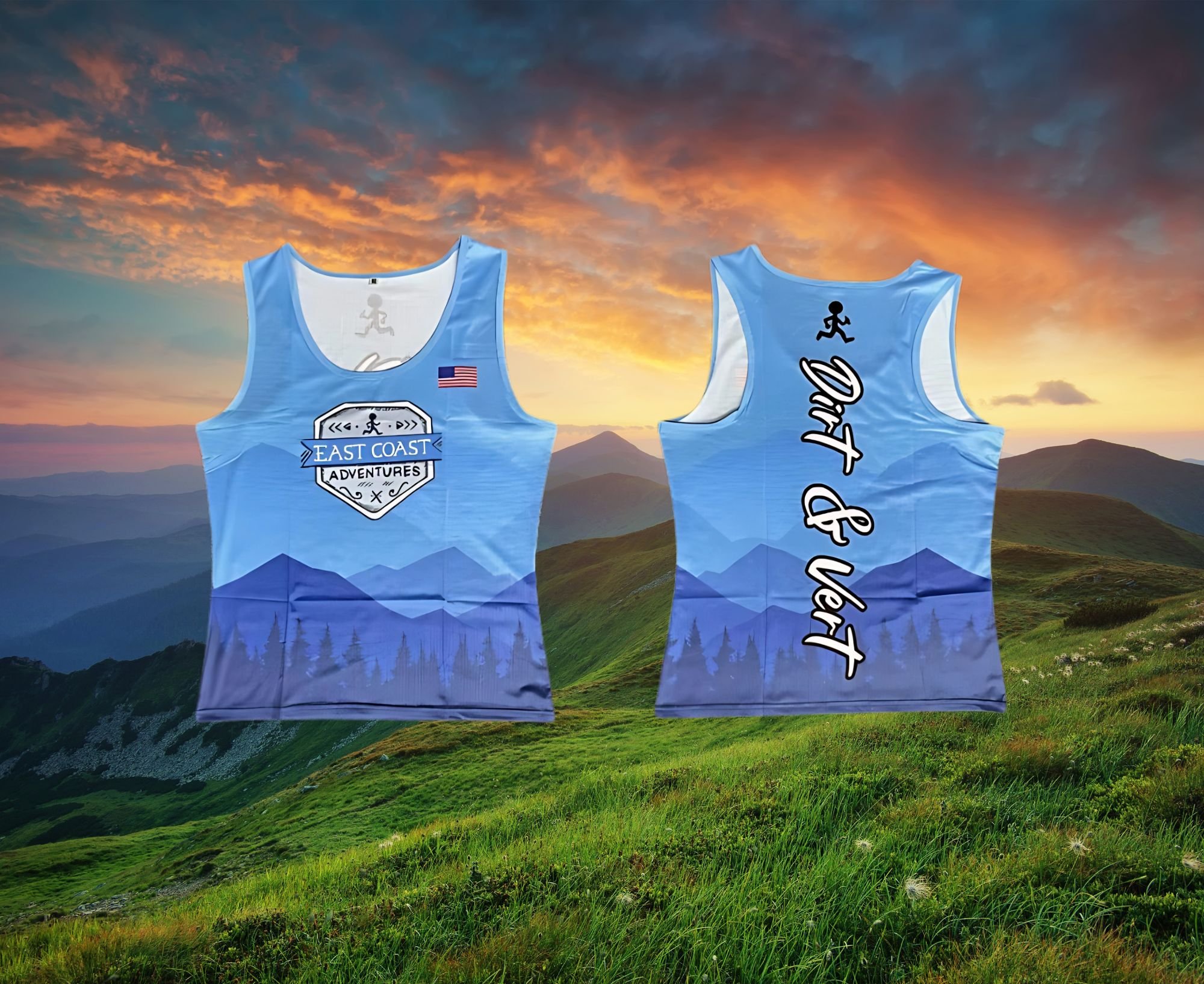 Dirt and Vert Singlet Front and Back.jpg
