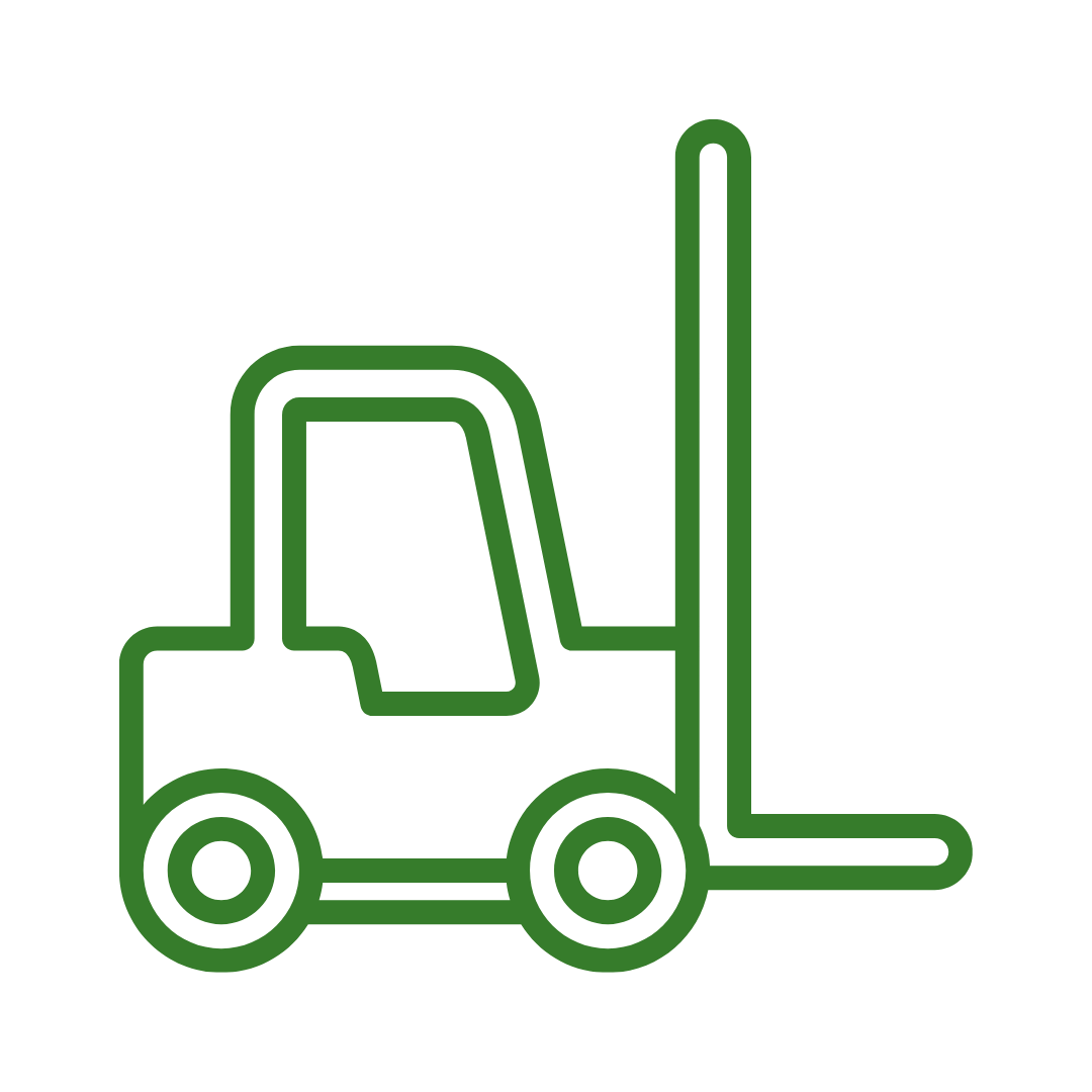 Forklift pockets for easy lifting for sprayers,