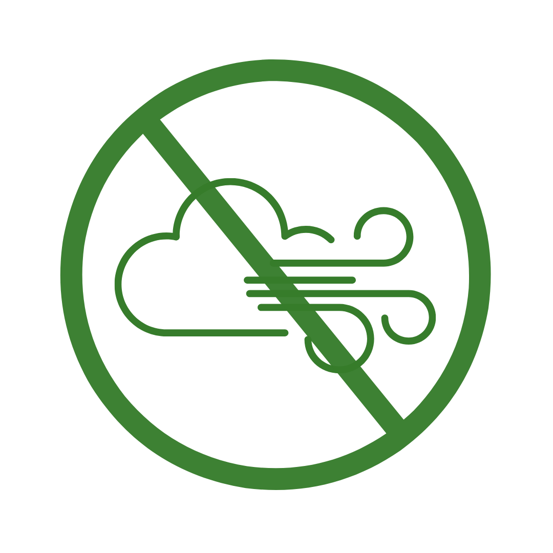 No drift roller for sprayers.