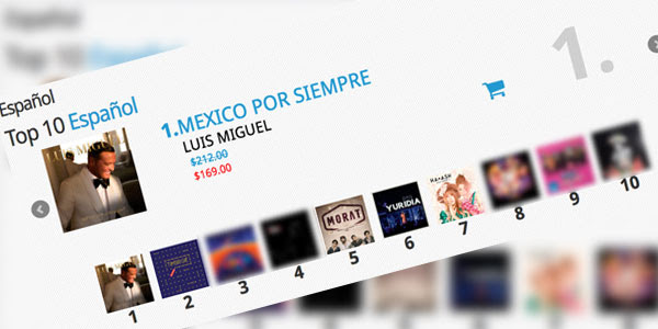 Luis Miguel, Timbiriche, Morat, Yuridia y Ha*Ash dominan las listas de ventas de discos a nivel nacional en el inicio del 2018