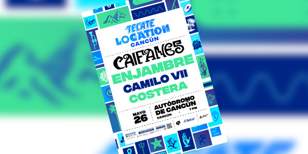 Costera anuncia su participación en el festival Tecate Location Cancún