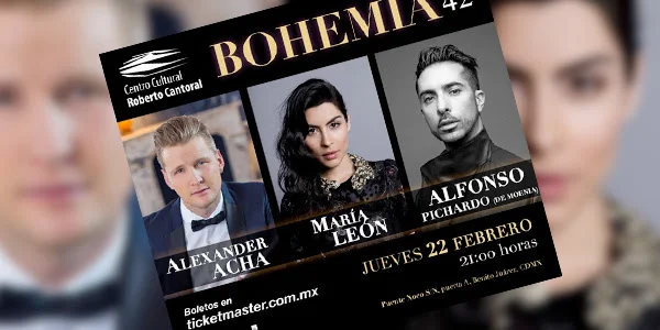 María León formará parte de la Bohemia 42 en el Centro Cultural Roberto Cantoral al lado de Alfonso Pichardo