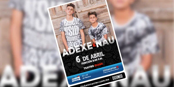 El próximo 6 de abril el género urbano invadirá Guadalajara con el explosivo beat de Adexe & Nau