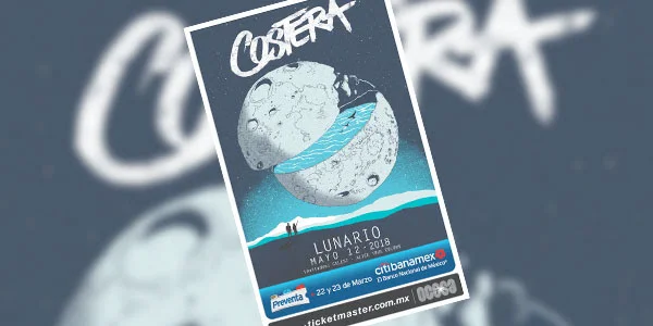 Disponibles los boletos para el concierto de Costera en el Lunario del Auditorio el 12 de mayo