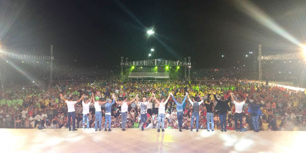 Kabah puso a bailar con su poderoso pop a la Feria de San Marcos, en Aguascalientes