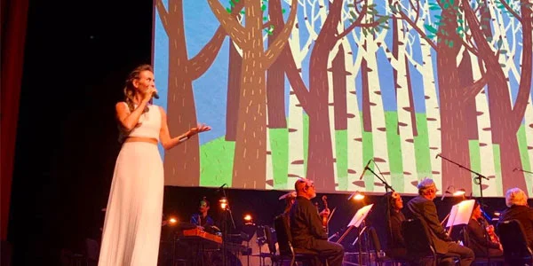 Sasha Sokol nuevamente fue anfitriona y narradora de Allegro Sinfónico para Niños