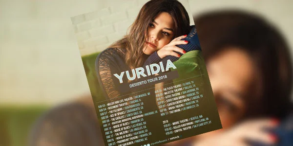 Yuridia anuncia nuevas fechas de su exitoso #DesiertoTour por Estados Unidos