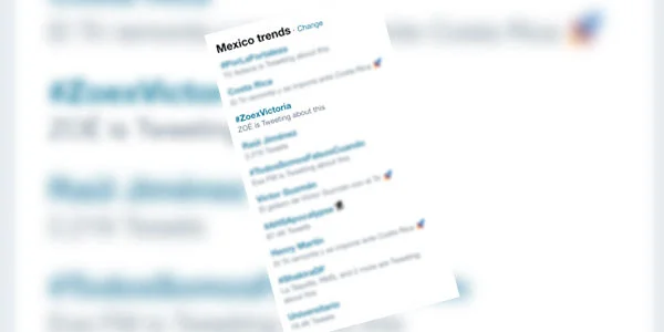 El hashtag #ZoeXVictoria fue trending topic en México durante el streaming del show que la banda dio en Hidalgo