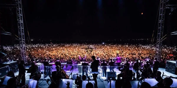 Los Ángeles Azules reunieron a cien mil personas en Guanajuato