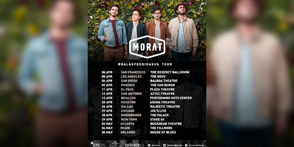 Morat anunció Balas Perdidas US Tour, su primera gira en Estados Unidos