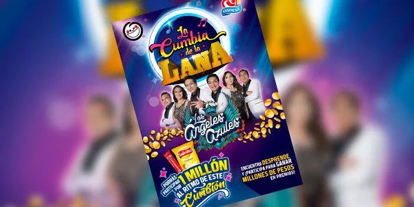 Los Ángeles Azules siguen en los primeros lugares de ventas con Esto sí es Cumbia y llegan a Sabritas y Gamesa con La Cumbia de la Lana