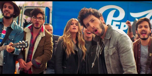 Morat participa en la campaña Joy Of Pepsi, al lado de Sebastián Yatra y Sofía Reyes