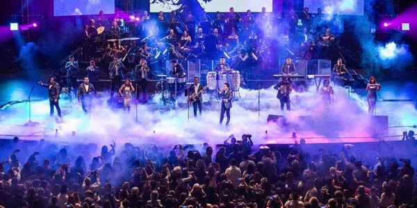 Por novena ocasión, Los Ángeles Azules se presentaron en el Auditorio Nacional y lo abarrotaron