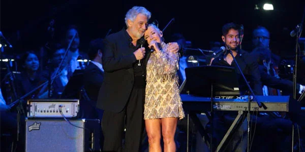 Ana Torroja fue parte del concierto Plácido en el Alma, con el que se rindió homenaje al tenor Plácido Domingo