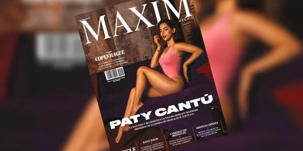 Rumbo a su concierto en el Auditorio Nacional el 12 de abril, Paty Cantú deslumbra en la portada de la revista Maxim