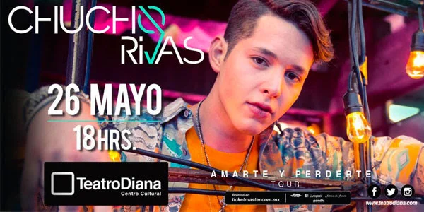 Chucho Rivas llegará al Teatro Diana de Guadalajara con su #AmarteYPerderteTour