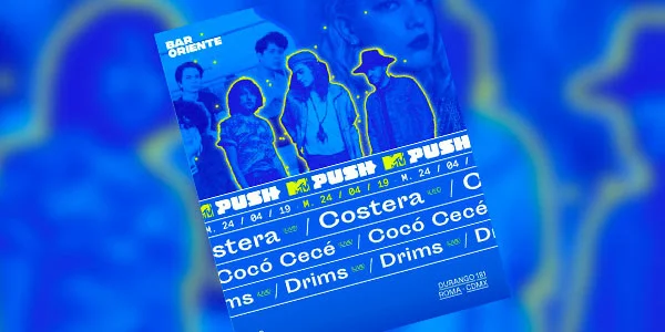 Costera participó en la cuarta edición de MTV Push