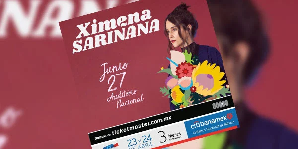 Ya están a la venta los boletos para el concierto de Ximena Sariñana en el Auditorio Nacional
