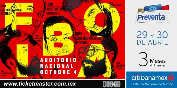 Fobia sigue celebrando 30 años de trayectoria y su gira Pastel llegará al Auditorio Nacional