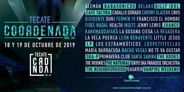 No te va Gustar formará parte del Festival Tecate Coordenada