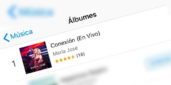 María José debutó en el #1 de iTunes con su nuevo álbum Conexión