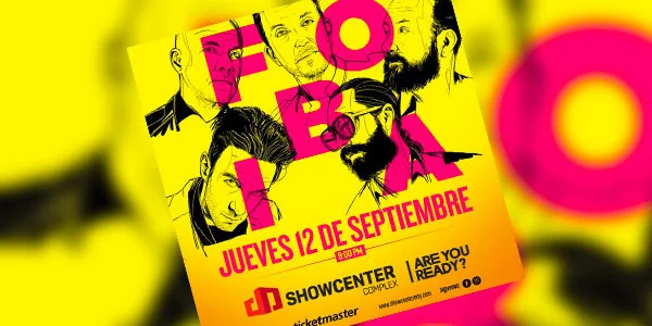 El Auditorio Nacional y Showcenter Complex de Monterrey recibirán a Fobia 