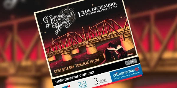 División Minúscula regresará al Teatro Metropólitan el 13 de diciembre para cerrar su gira Fronteras
