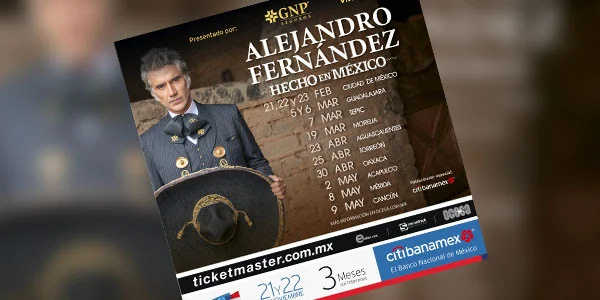 Alejandro Fernández presentará en 2020 su gira Hecho en México
