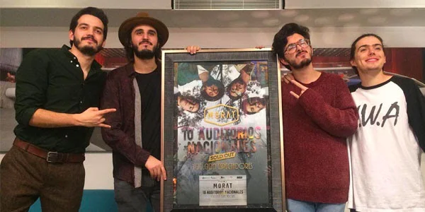 Morat recibió un reconocimiento por sumar 10 shows Sold Out en el Auditorio Nacional