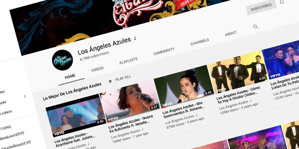 Los Ángeles Azules reinan en YouTube: sus videos suman más de 5.24 billones de views; su próximo show en el Auditorio Nacional ya es Sold Out