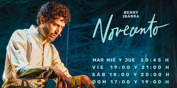 Benny Ibarra termina temporada del monólogo Novecento esta semana