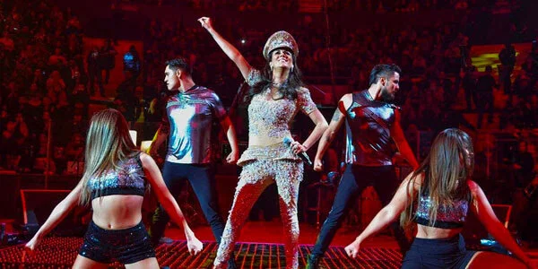 Edith Márquez, la Reina del Palenque, se hizo presente en la Feria de León con gran éxito