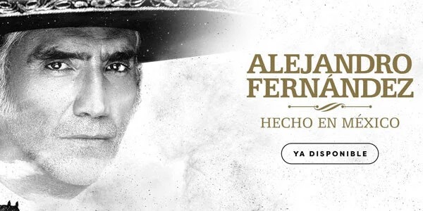 Alejandro Fernández lanzó su álbum Hecho en México y se colocó en el #1 en iTunes México