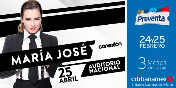 María José va por su noveno Sold Out en el Auditorio Nacional; es finalista en los Spotify Awards
