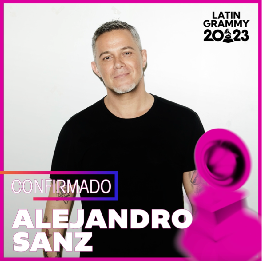 Alejandro Sanz participará en la gala de la 24ª entrega anual del Latin Grammy en Sevilla