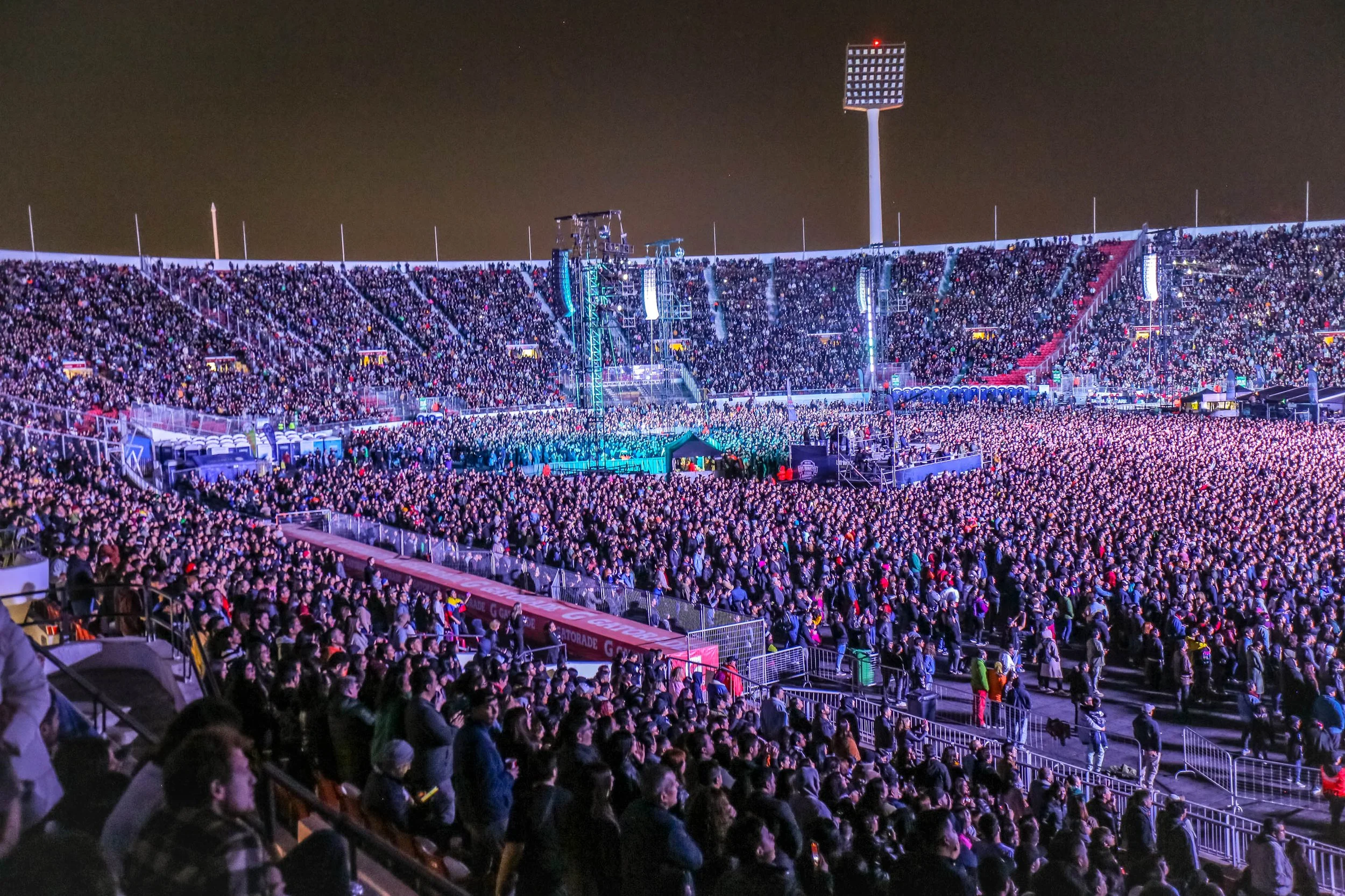 Los Bunkers convocaron a más de cien mil personas en sus shows del Estadio Nacional de Chile