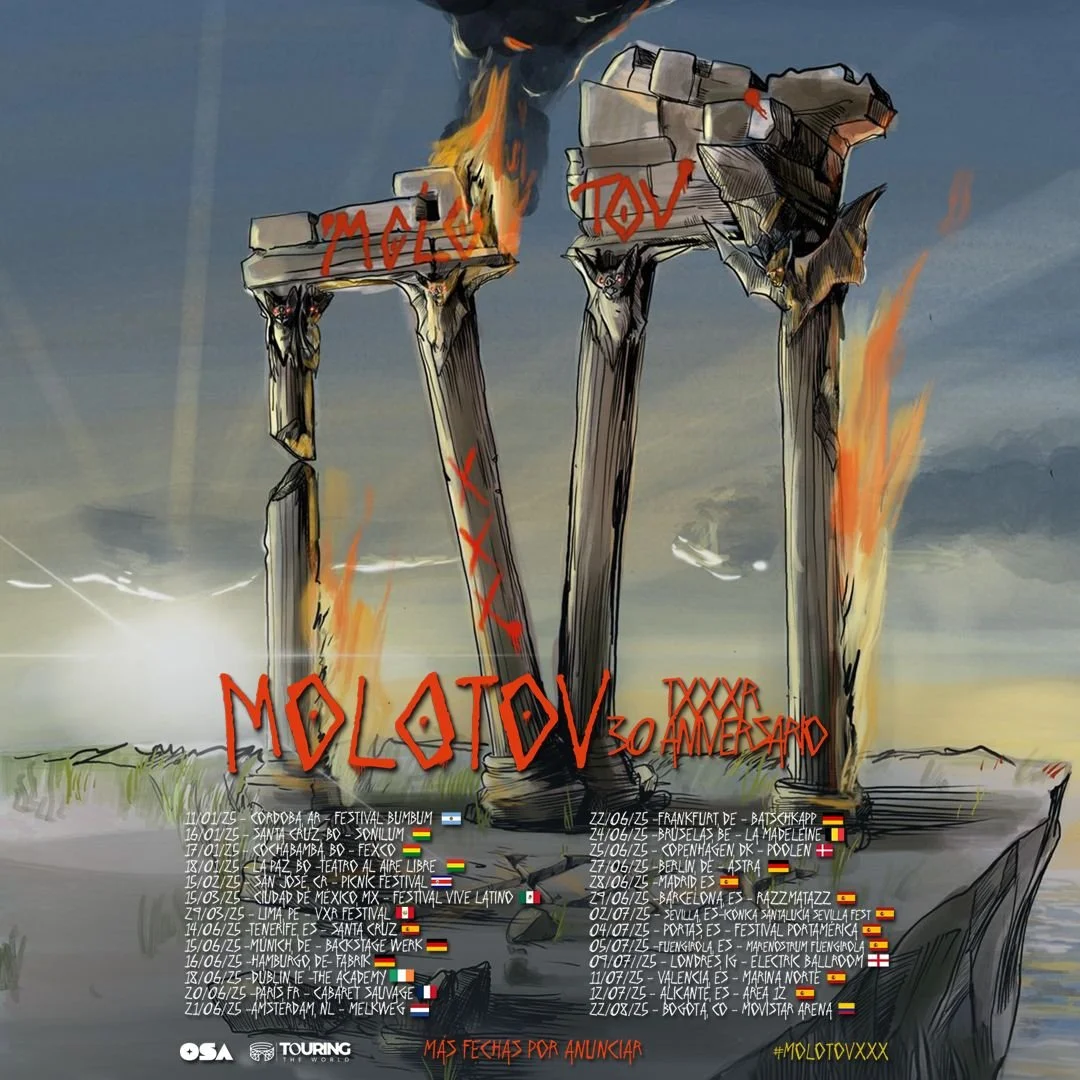 MOLOTOV ANUNCIA FECHAS CON SU TXXXR 30 ANIVERSARIO
