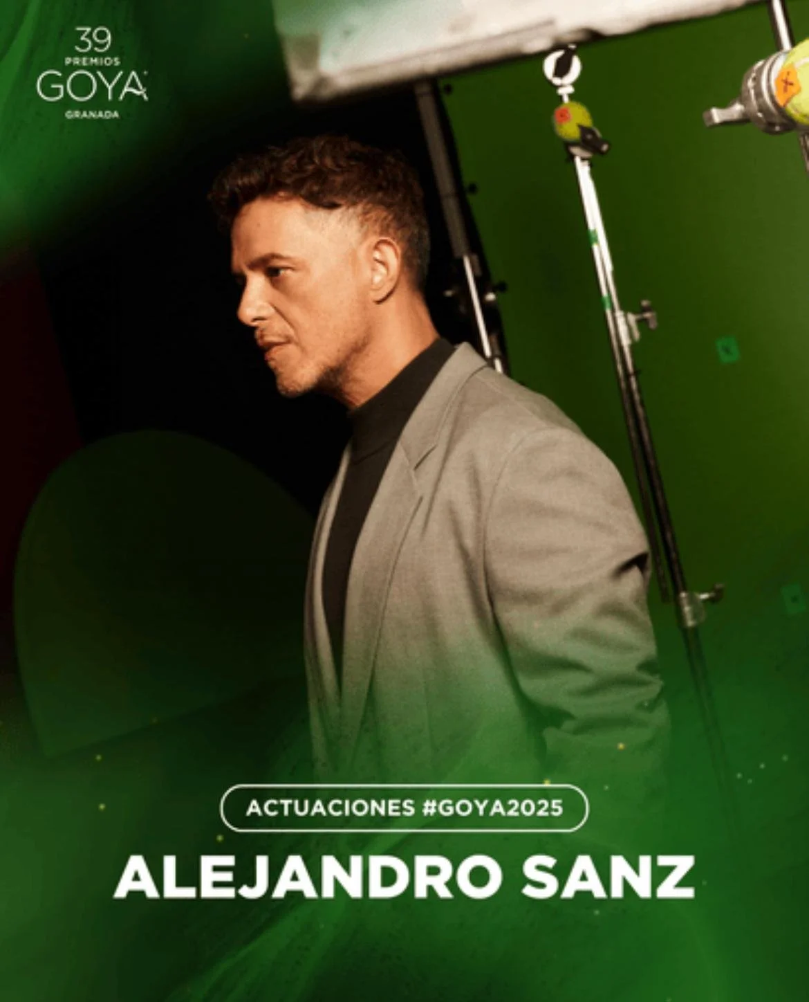  ALEJANDRO SANZ FORMARÁ PARTE DE LAS ACTUACIONES DE LOS GOYA 2025