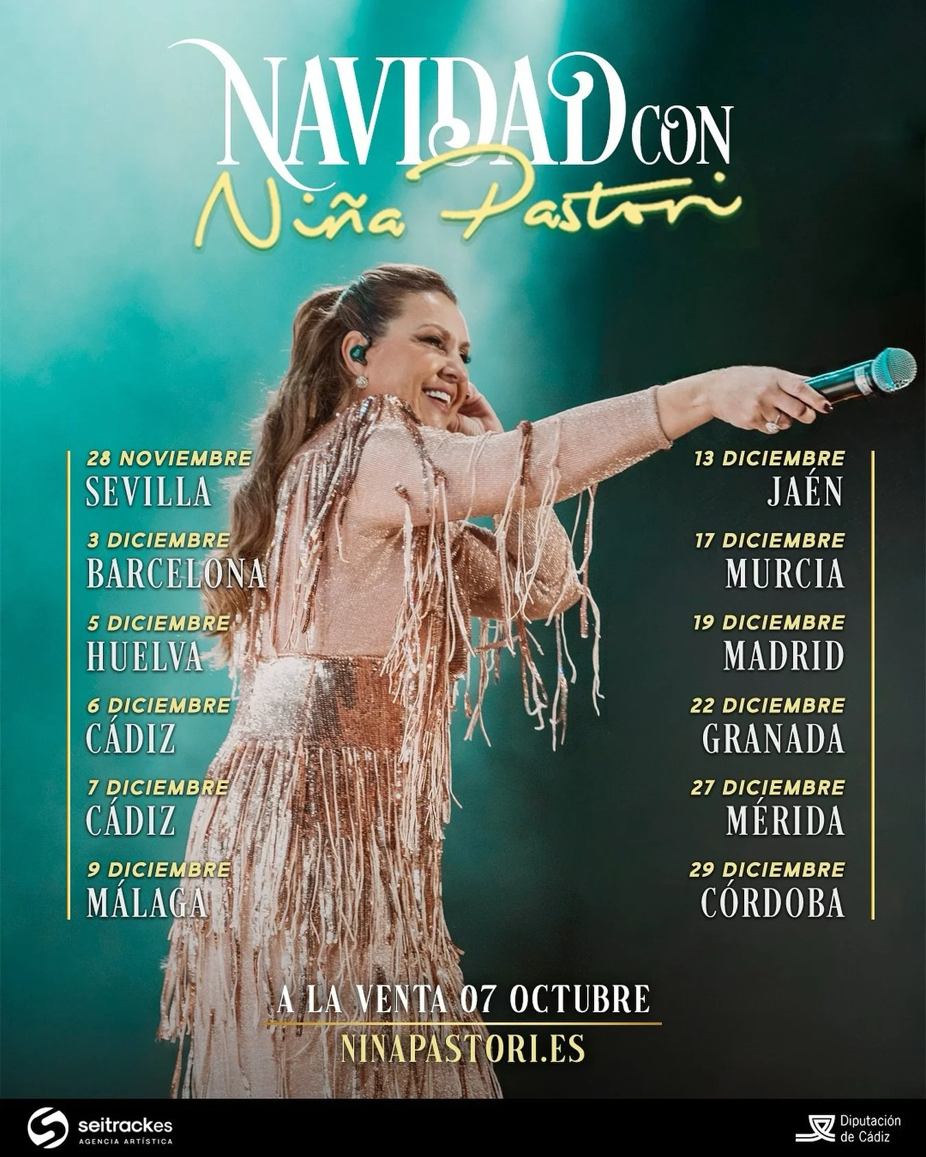 Vuelve la Navidad con @npastorioficial 🎄🎄
Entradas a la venta 7 de octubre y 8 para física y online de Cádiz