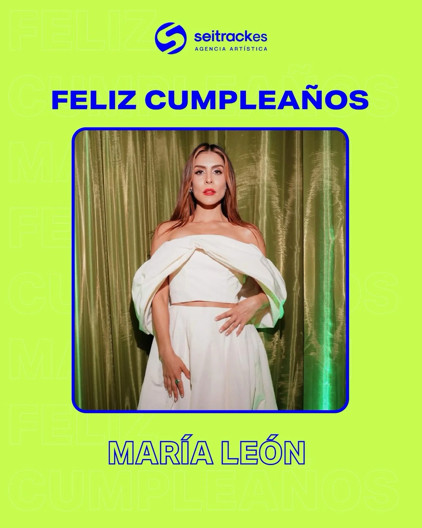 Celebramos el cumplea&ntilde;os de nuestra @sargentoleon que participar&aacute; esta noche en la final de @benidormfest_rtve 💫

Felicidades 🎉