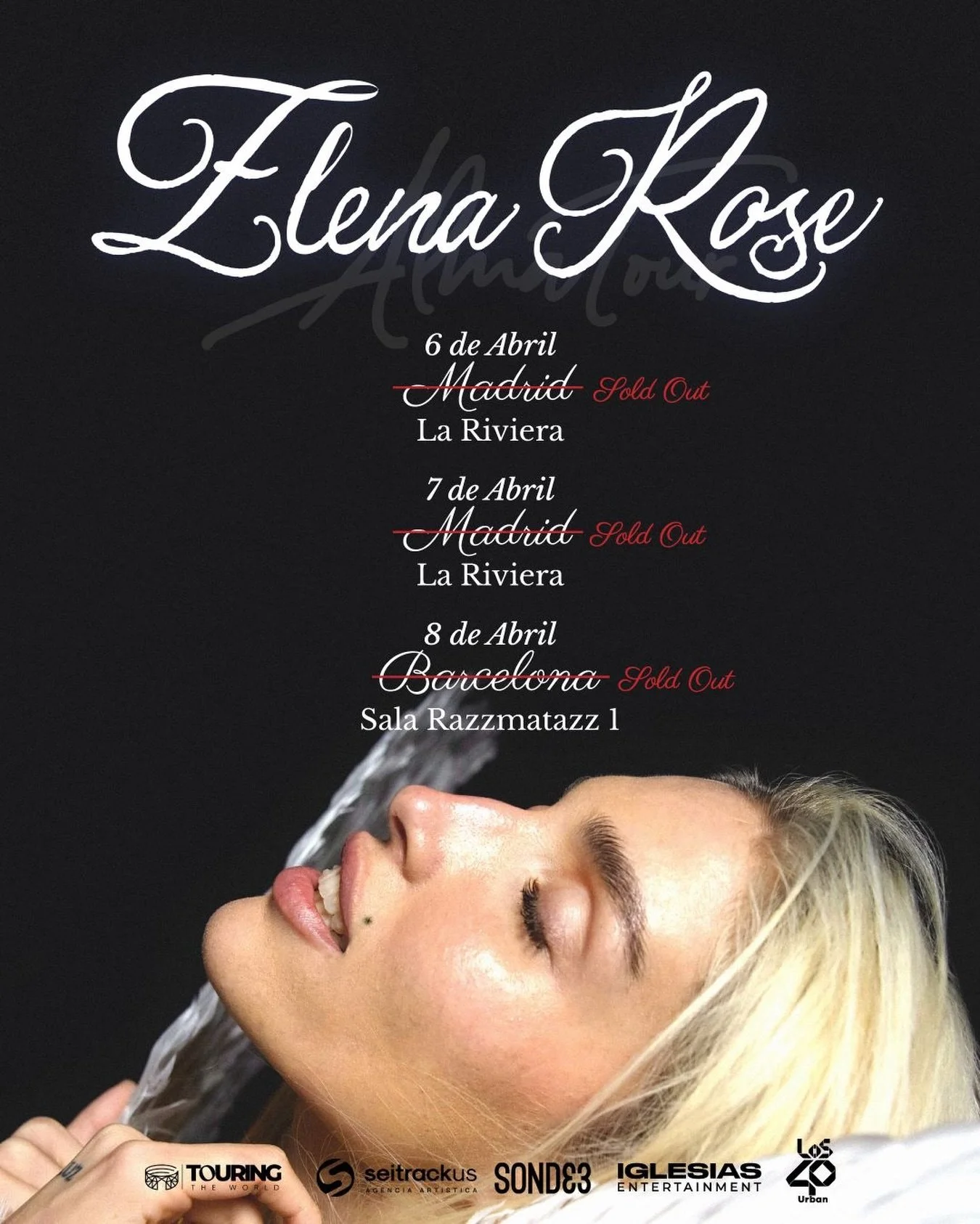 Record&aacute;is que dijimos... &ldquo;No digas que no te avisamos&rdquo;? Pues... &iexcl;AVISAMOS Y VOLAMOS! 🚀

Nos llena el alma (y el coraz&oacute;n) anunciar que @elenarose ha hecho historia con su &ldquo;ALMA TOUR&rdquo; en Espa&ntilde;a. Las t
