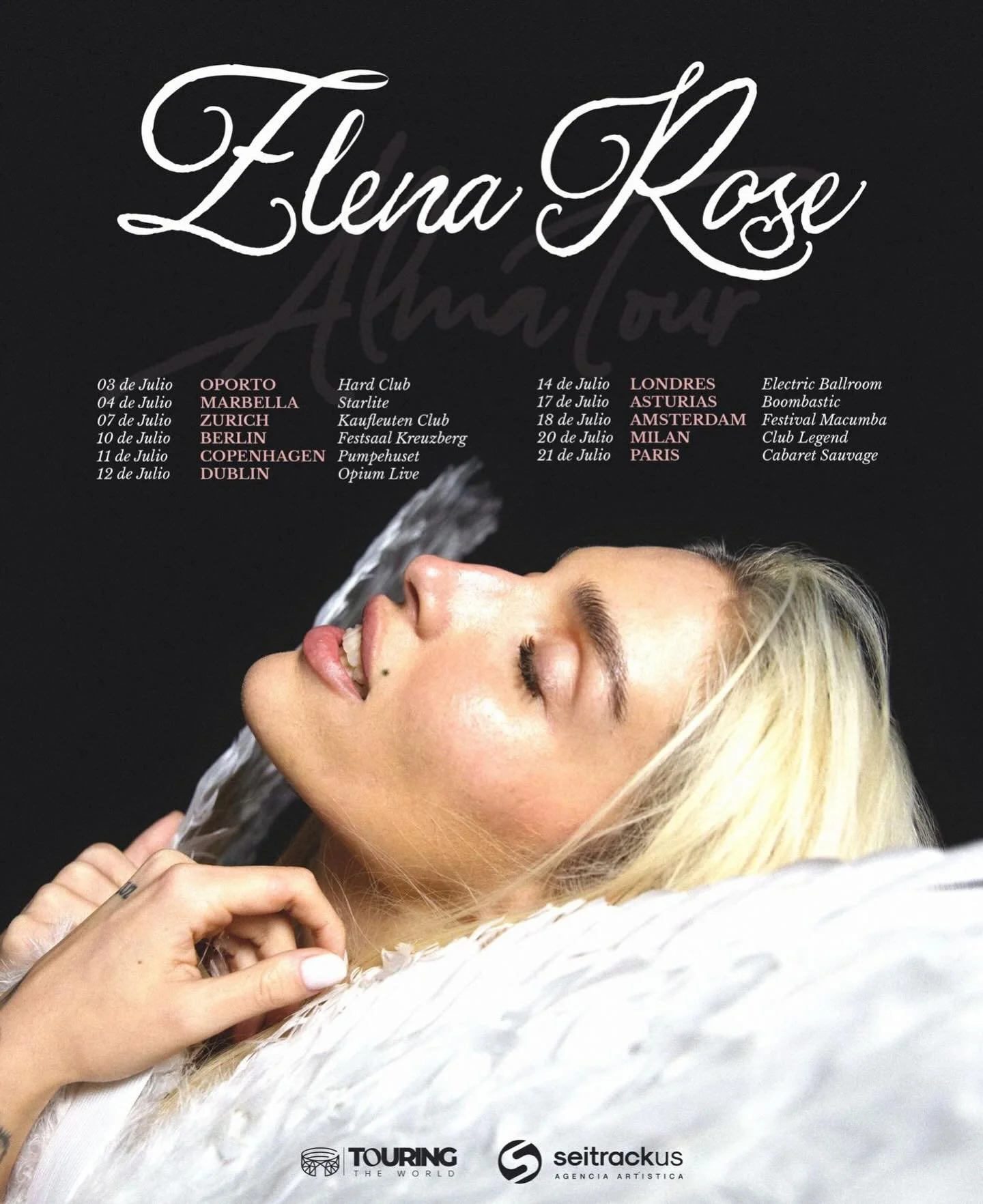 Si vas de copiloto, yo voy pa donde quieras&hellip; Europa, all&aacute; vamos. 🌍🔥

Muchos kil&oacute;metros, mucha m&uacute;sica y muchas noches inolvidables.

@elenarose 🪽

&iquest;En qu&eacute; ciudad nos vemos?