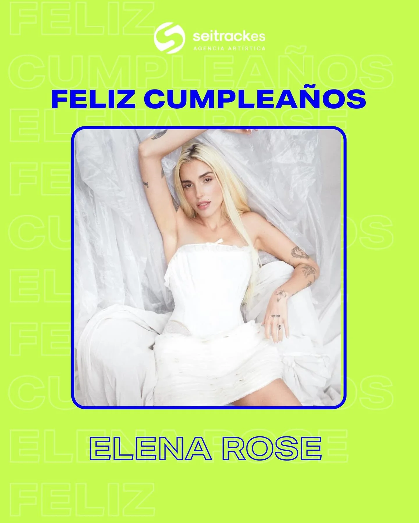 Muchas felicidades a nuestra guerrera de la luz 🪽

No te pierdas la pr&oacute;xima gira de festivales de @elenarose por Europa 🌍✈️